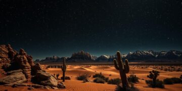 Desert Night Sky