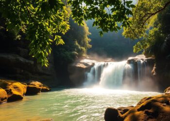 Rainforest Waterfall