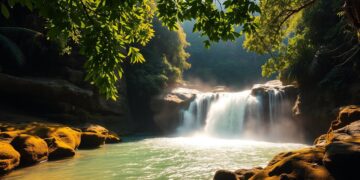 Rainforest Waterfall